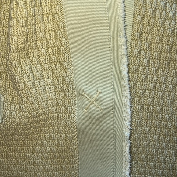 Talbots Sweater Jacket 100% Cotton Sage Green Large - Picture 8 of 12